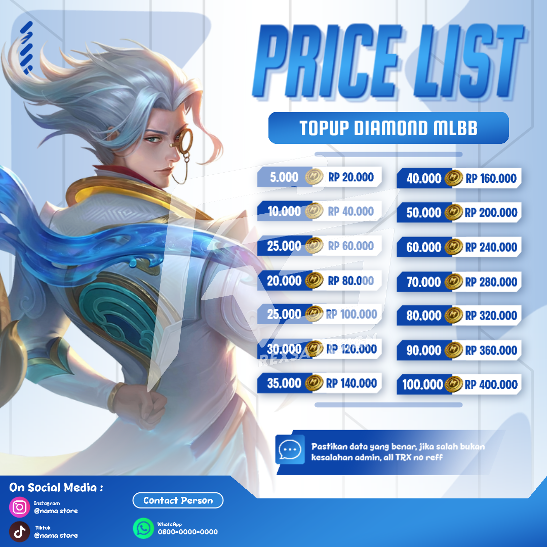 Pricelist BBC/Diamond